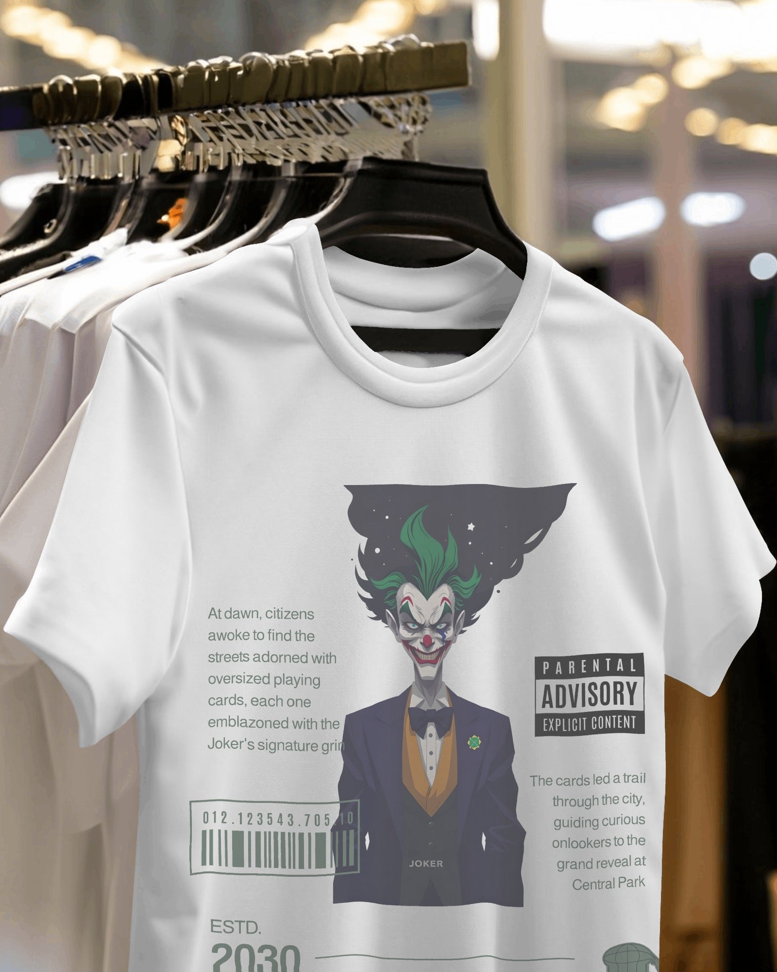 Joker's Grin Oversized Tee