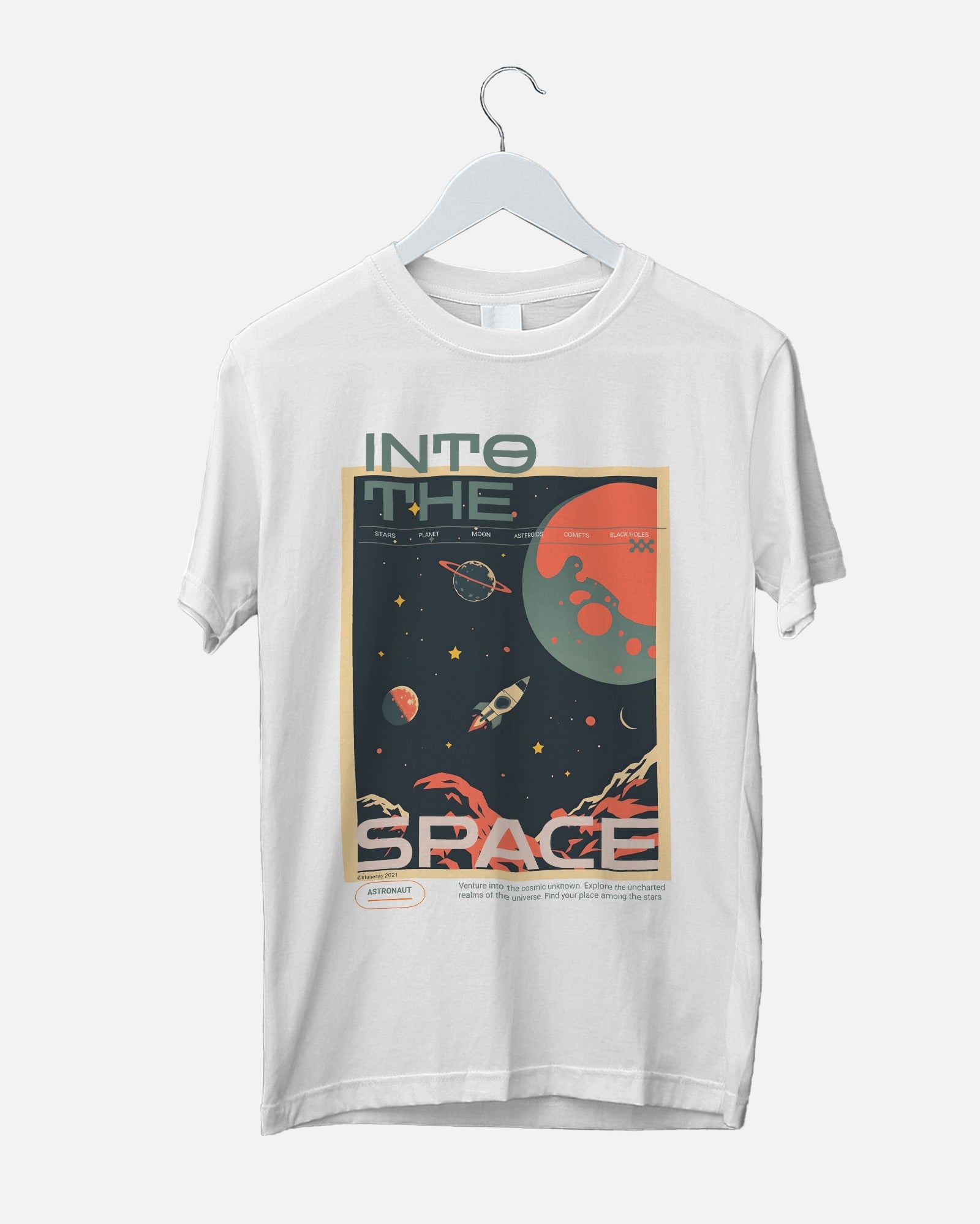 Into The Space Oversized Tee