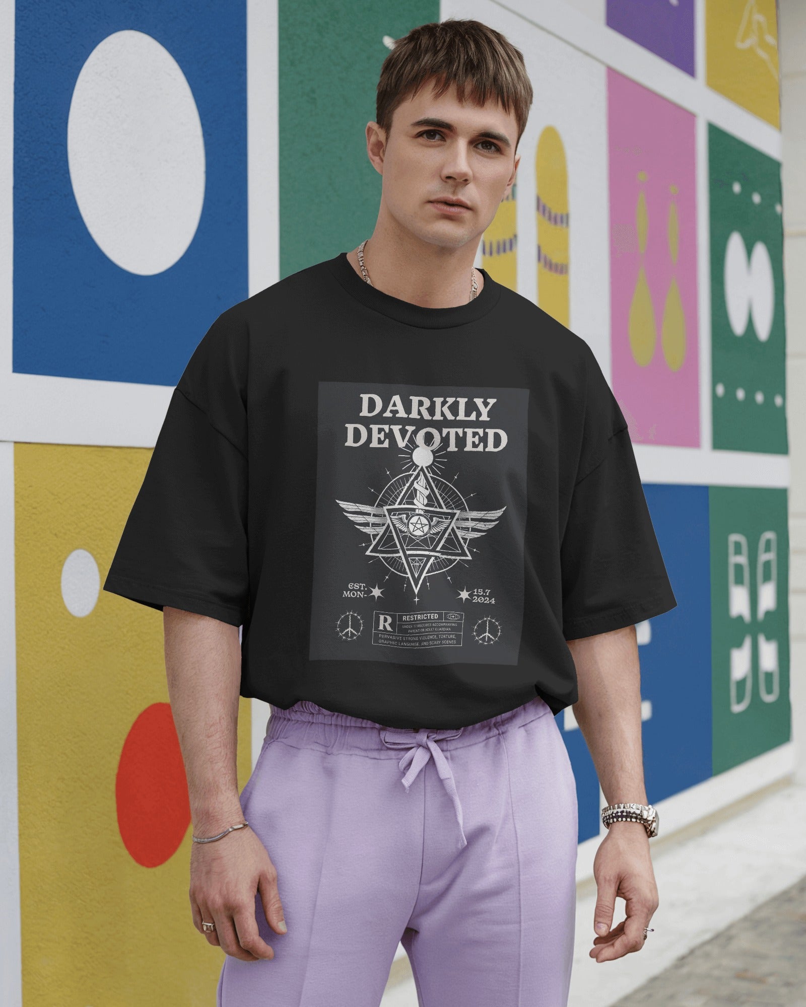 Darkly Devoted Oversized T shirt