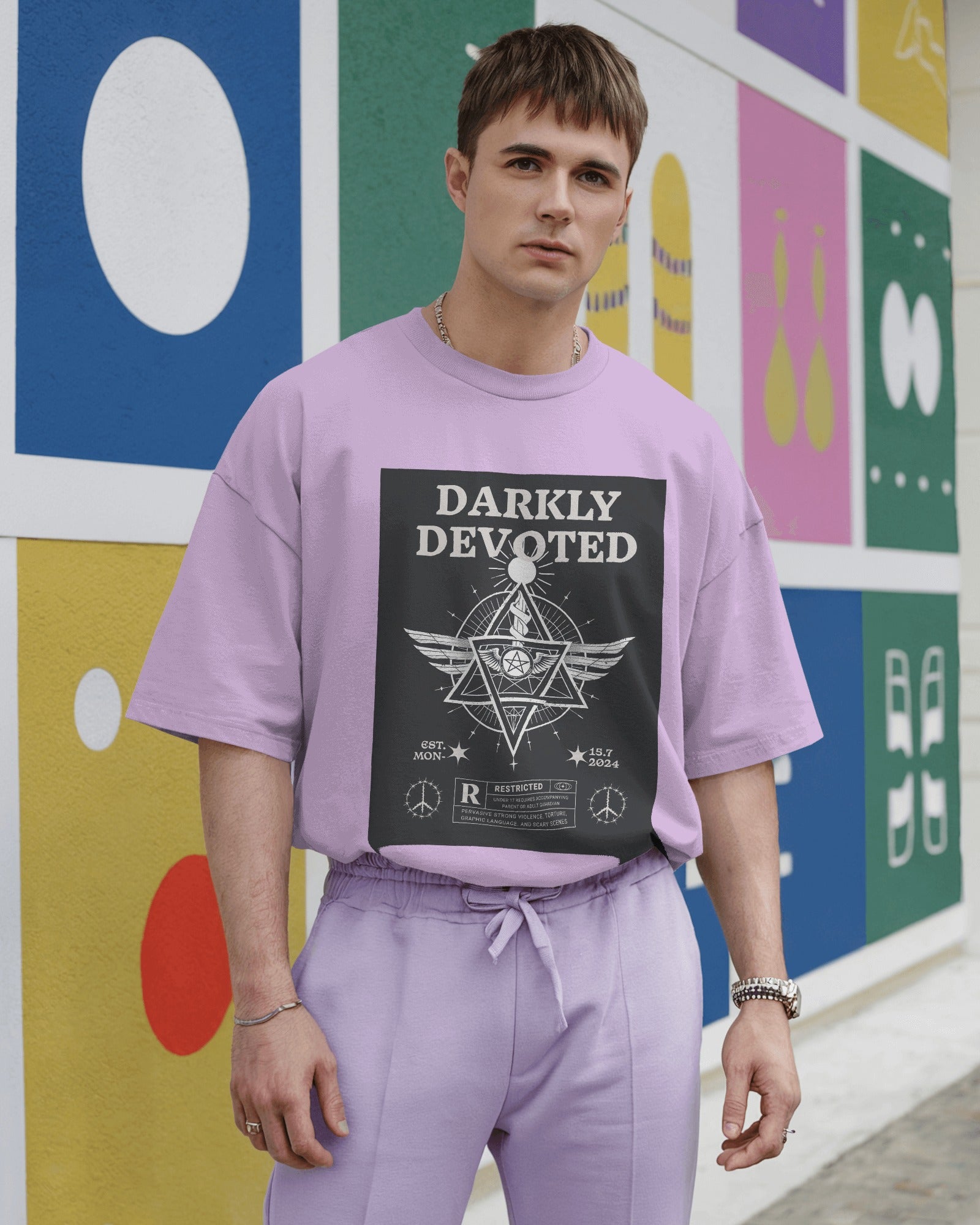 Darkly Devoted Oversized T shirt