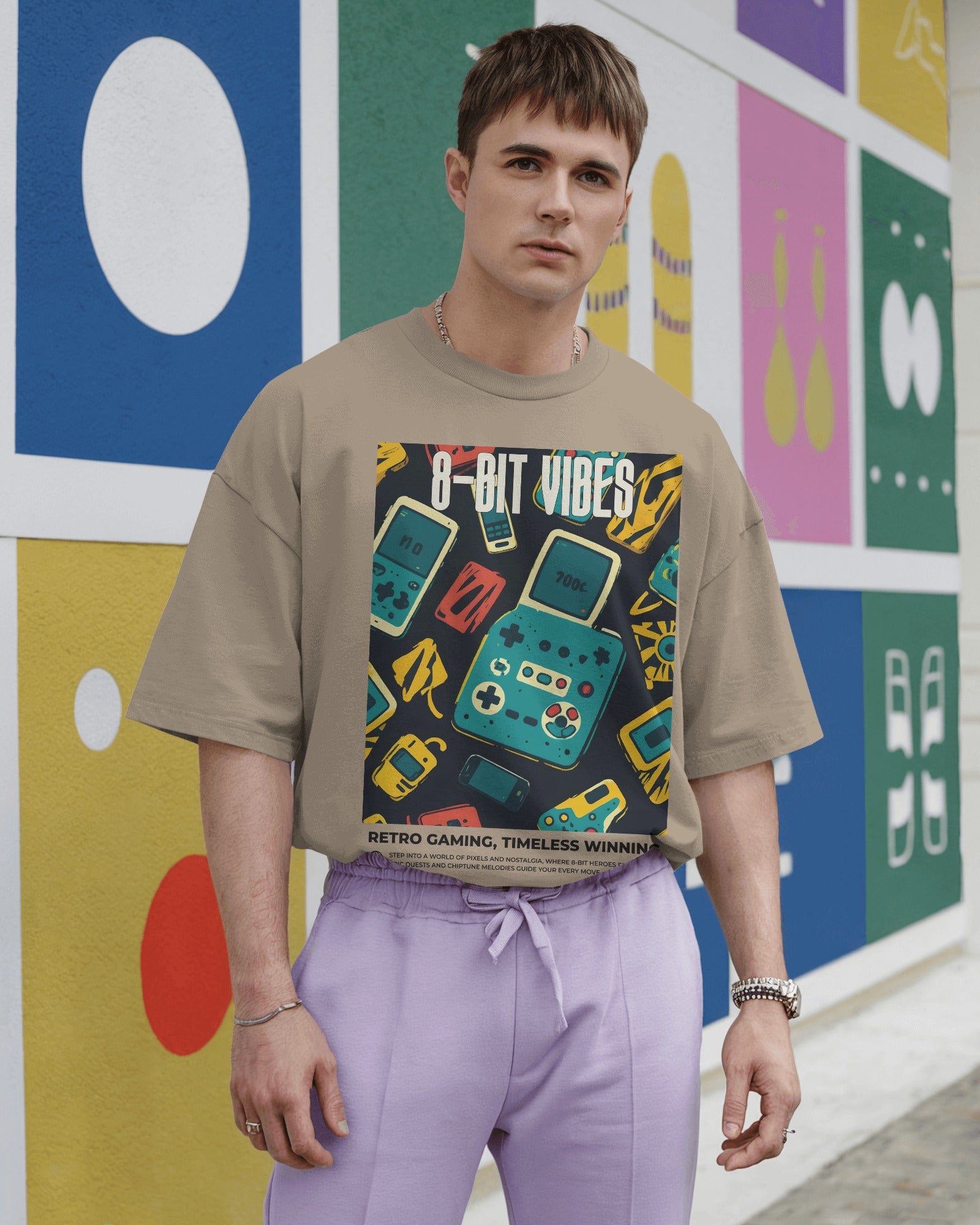 8-BIT VIBES Oversized Tshirt