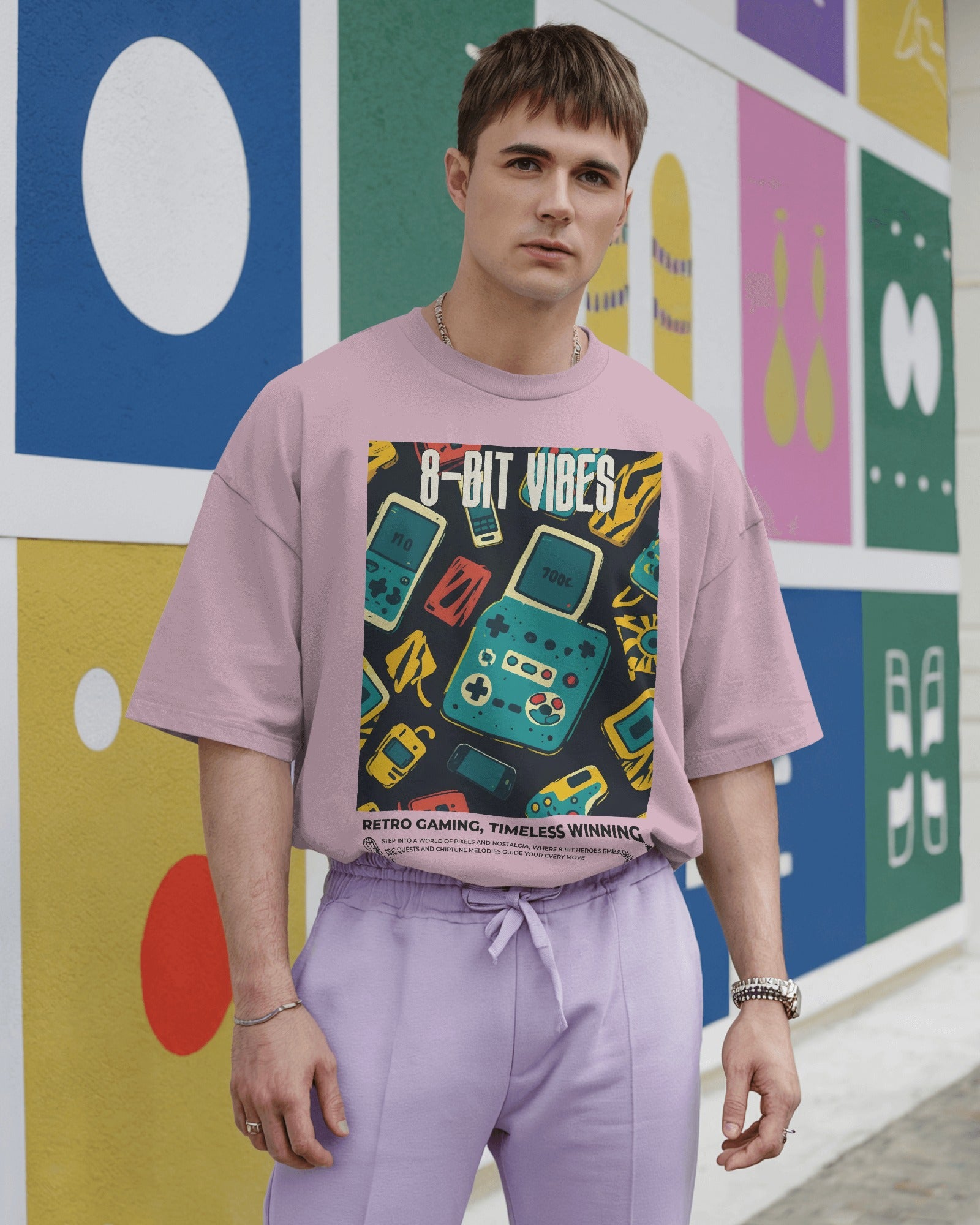 8-BIT VIBES Oversized Tshirt