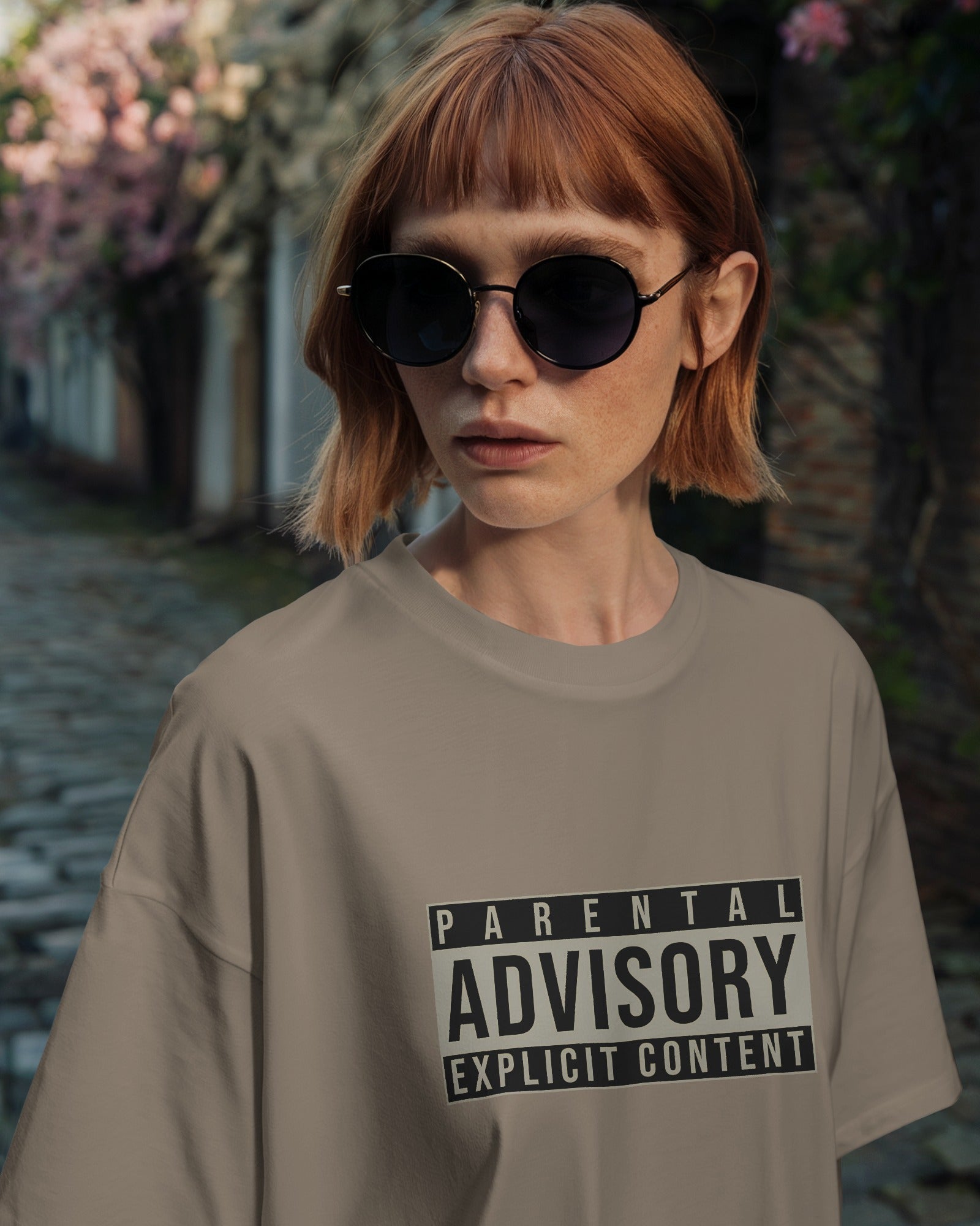 Parental Advisory Oversized Tee