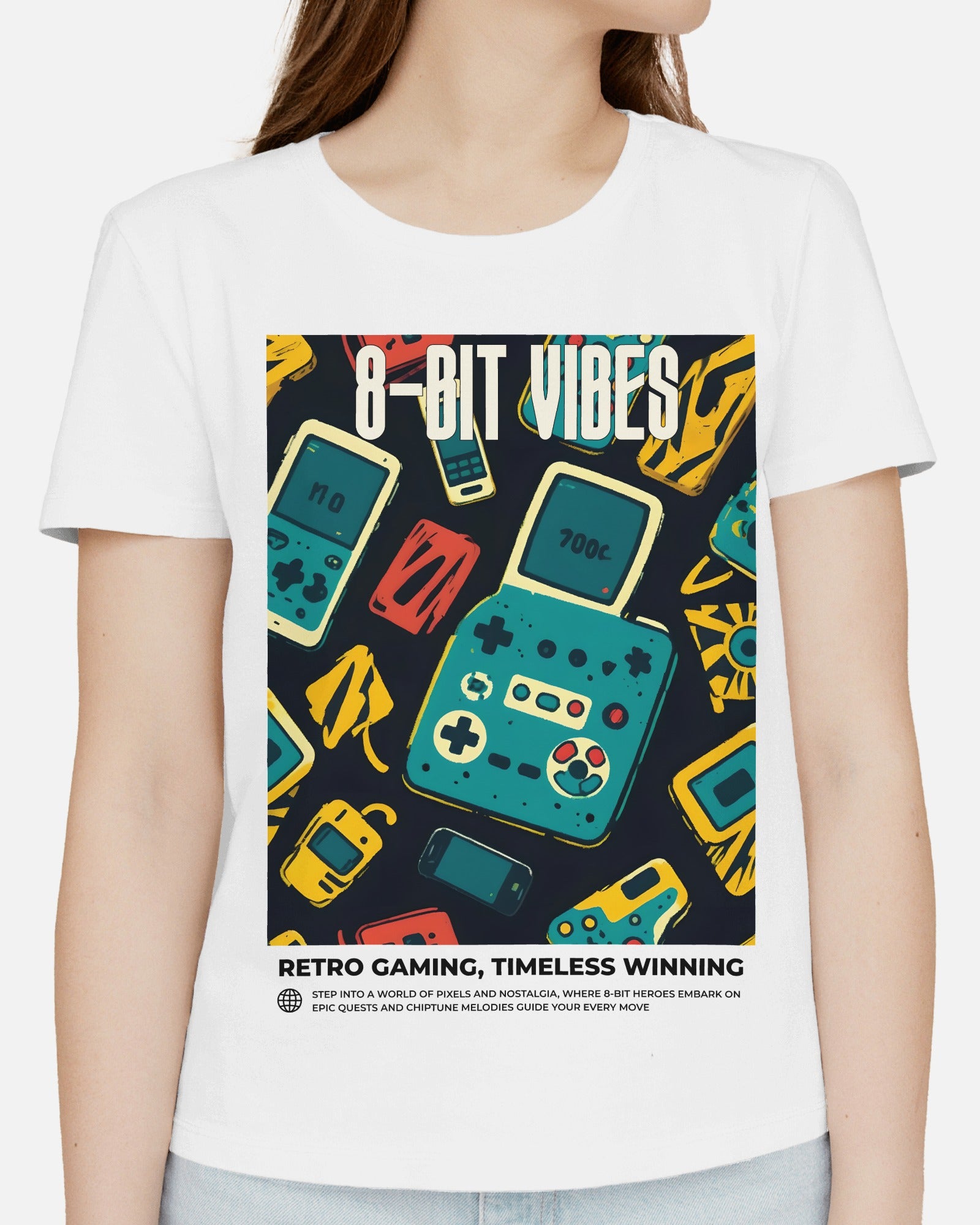 8-BIT VIBES Oversized Tshirt