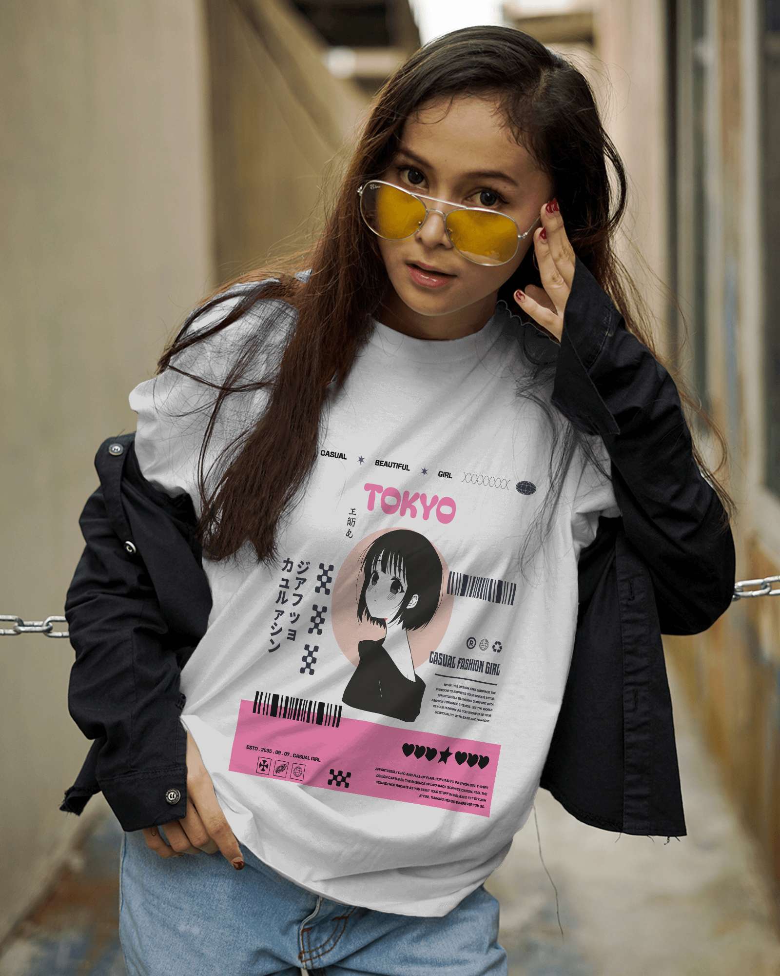 Tokyo Girl Oversized Tee